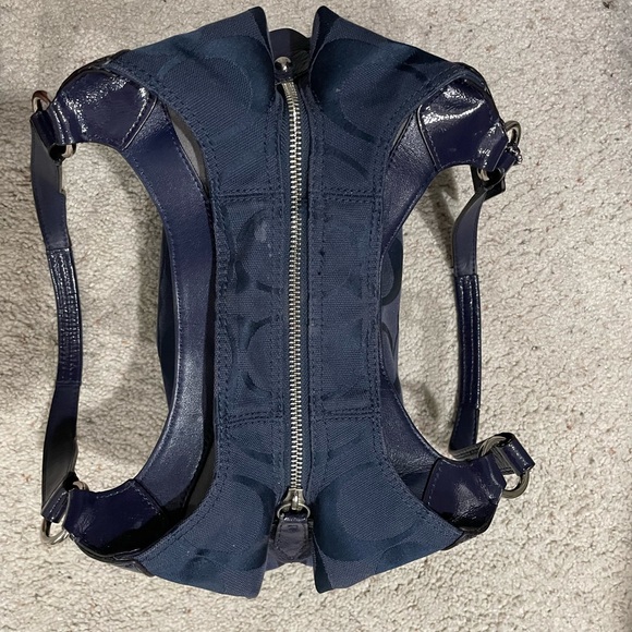 SOLD Coach Soho purse Navy Blue - Picture 3 of 8